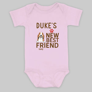New Best Friend Baby Onesie – The Cutest Puppy Design for Little Ones - 89Prints