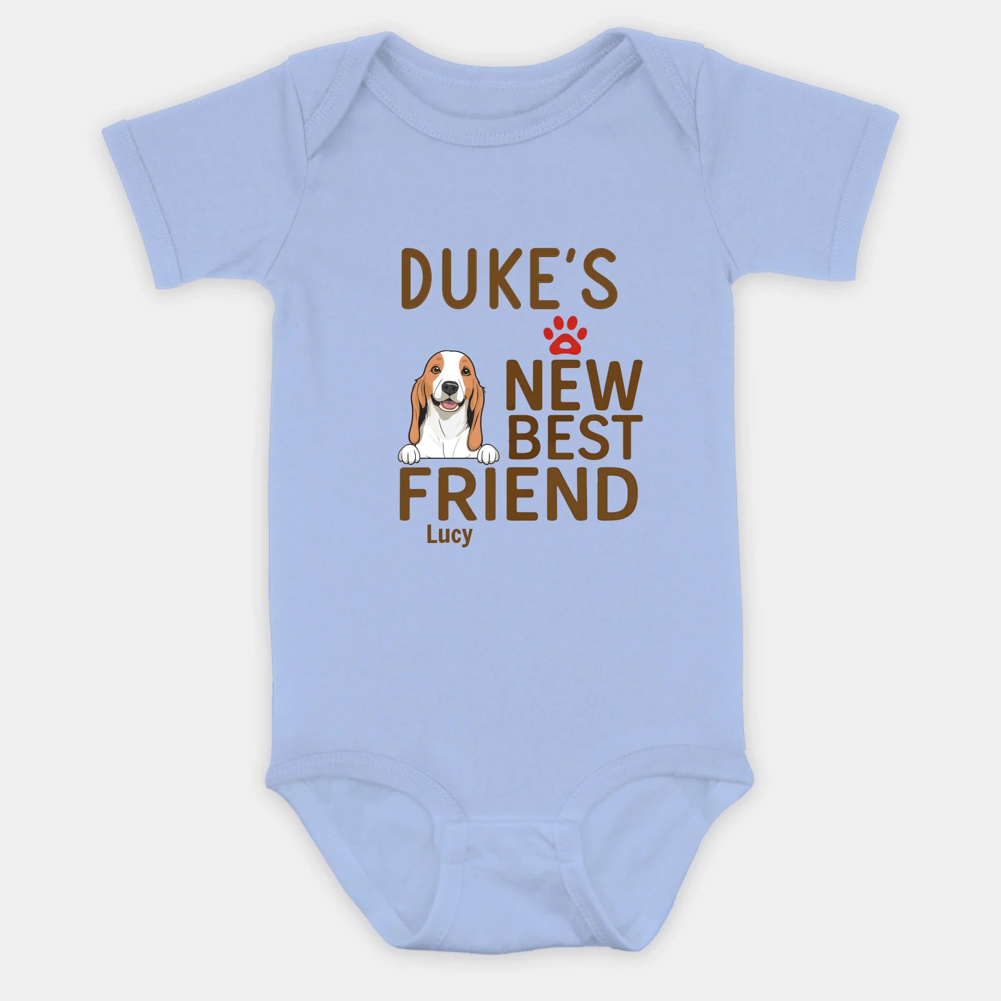 New Best Friend Baby Onesie – The Cutest Puppy Design for Little Ones - 89Prints