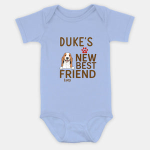 New Best Friend Baby Onesie – The Cutest Puppy Design for Little Ones - 89Prints