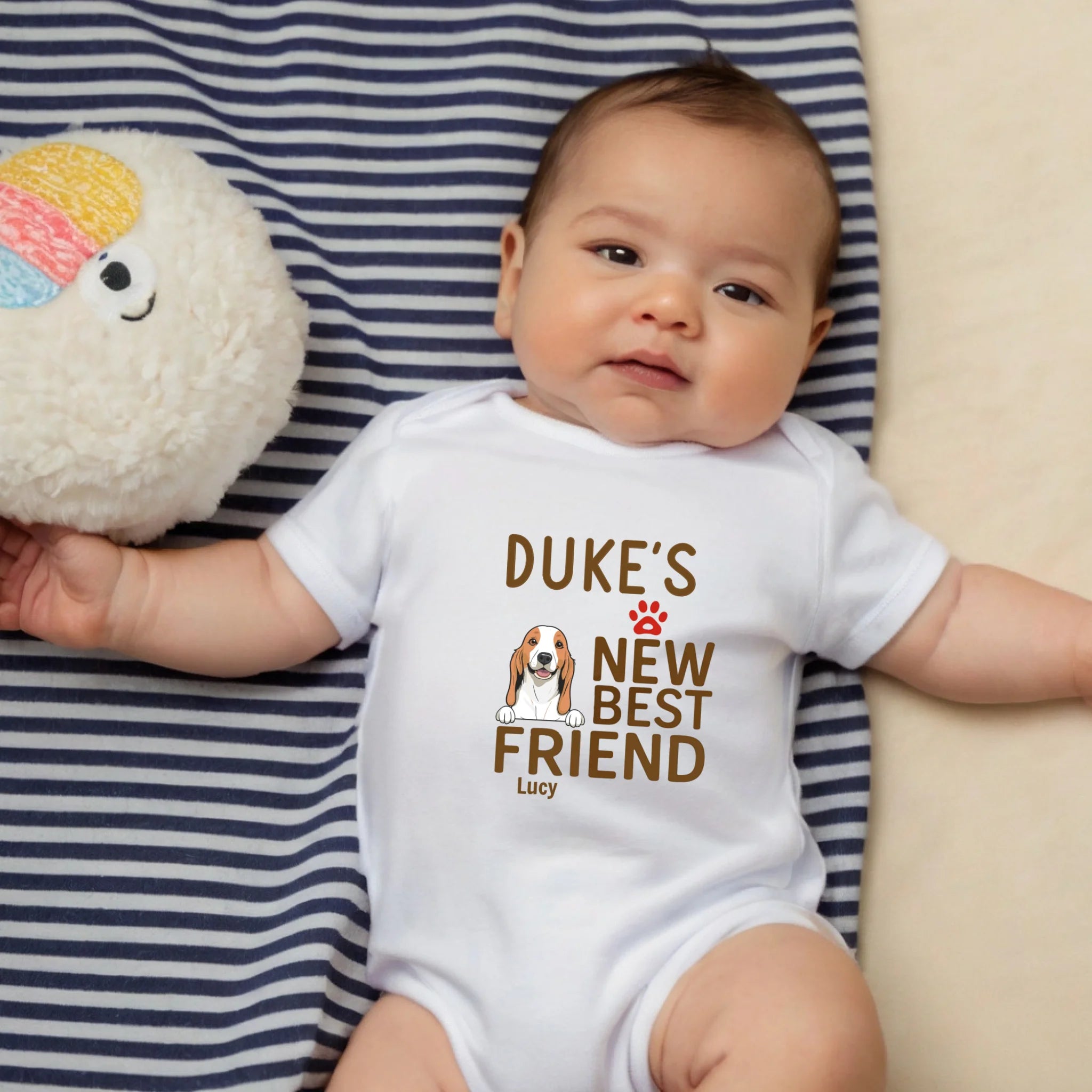 New Best Friend Baby Onesie – The Cutest Puppy Design for Little Ones - 89Prints