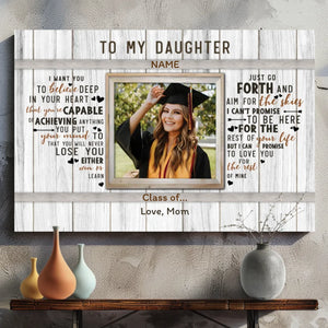 Motivational Custom Canvas for Daughters - A Meaningful Gift from 89Prints