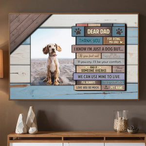 89Prints - Personalized Dog Poster – The Perfect Gift for Dog-Loving Dad