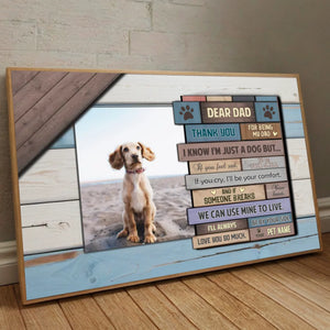 89Prints - Personalized Dog Poster – The Perfect Gift for Dog-Loving Dad