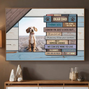 89Prints - Personalized Dog Poster – The Perfect Gift for Dog-Loving Dad
