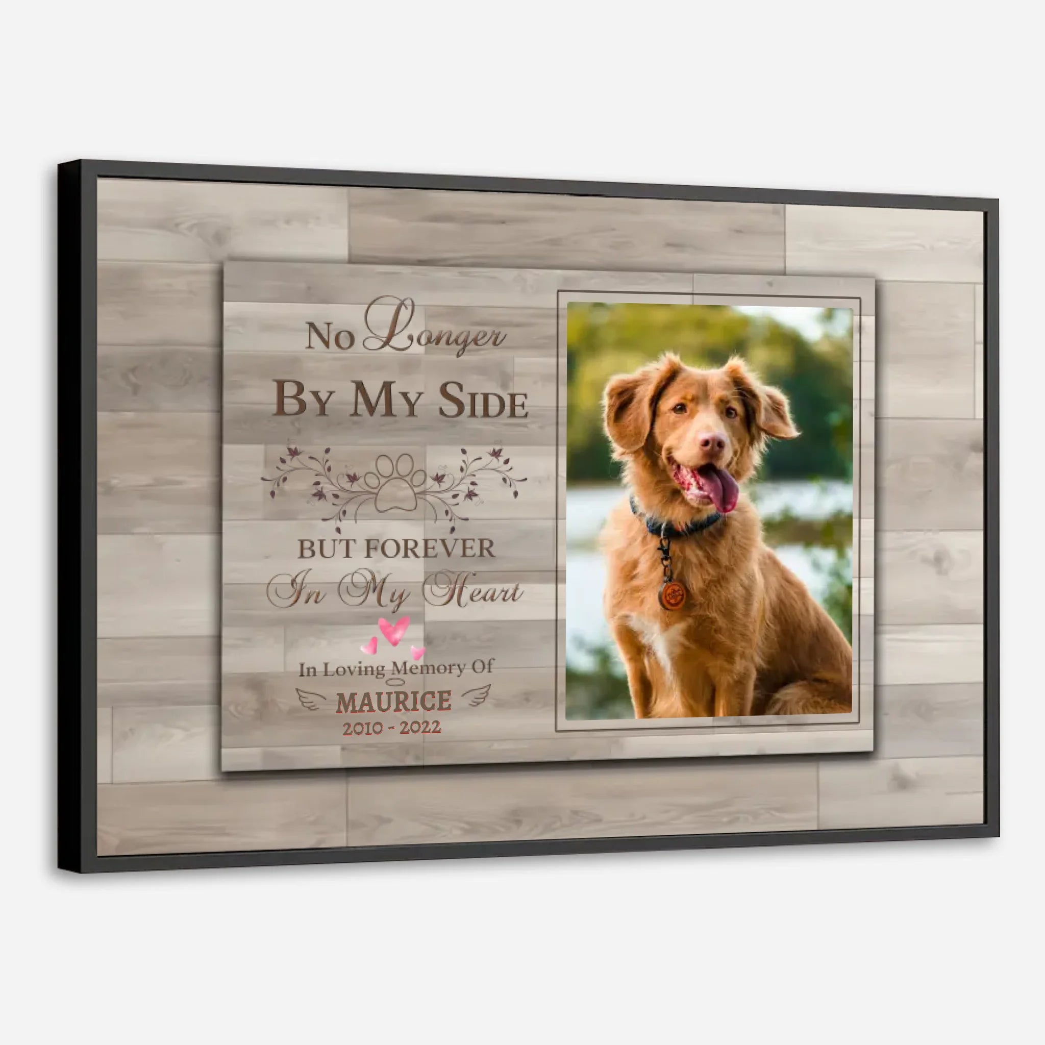 89Prints-Custom Canvas Poster – Forever in My Heart with Photos & Names