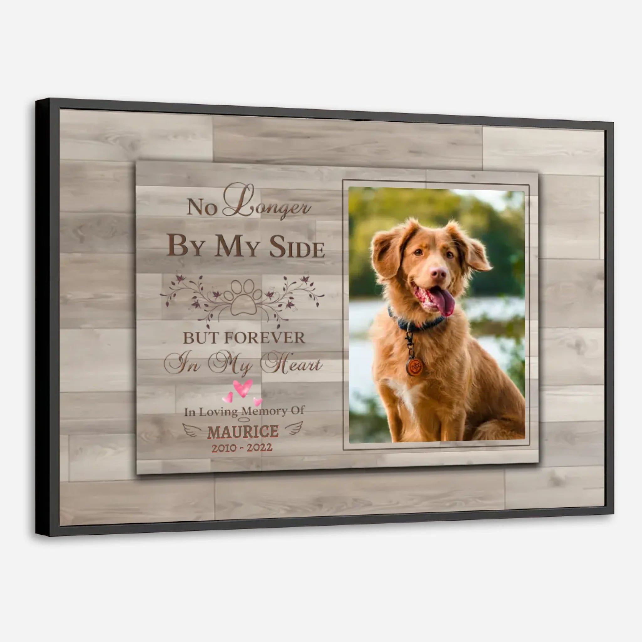 89Prints-Custom Canvas Poster – Forever in My Heart with Photos & Names