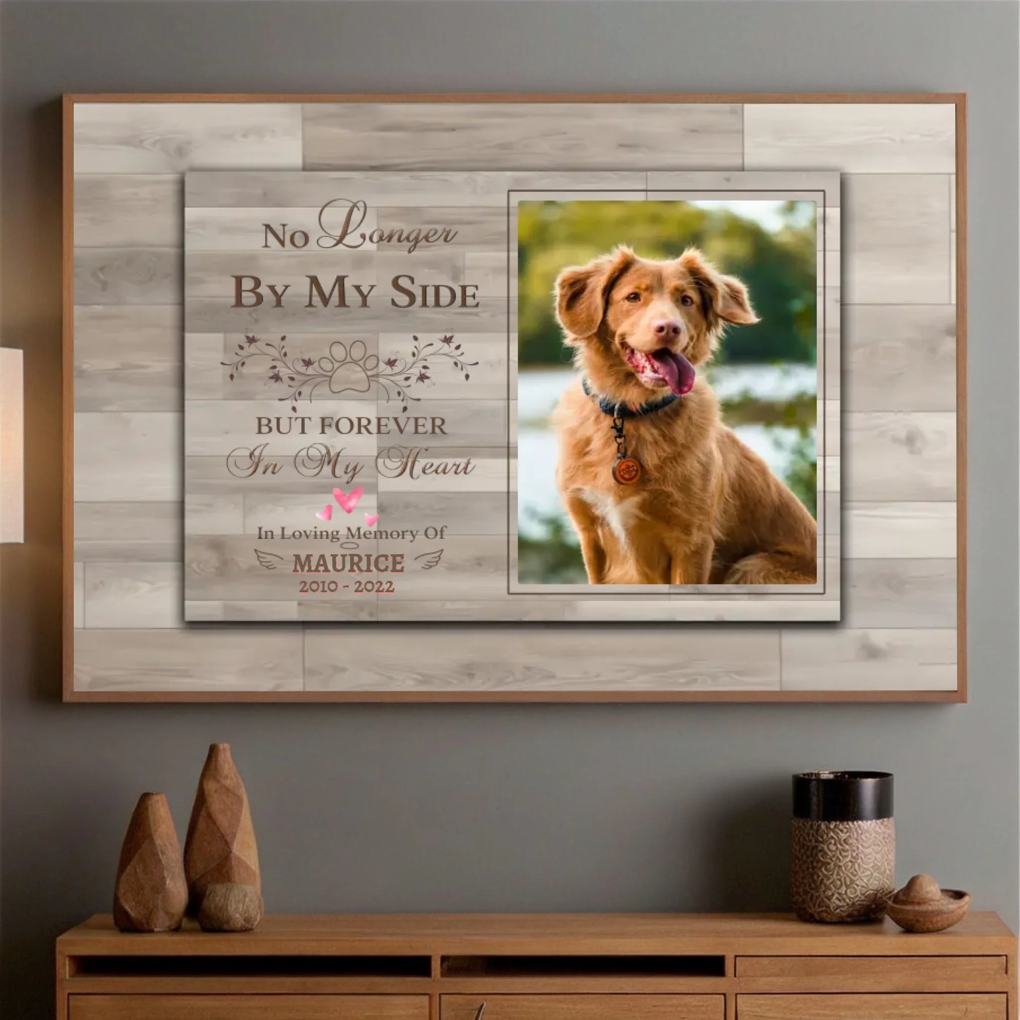 89Prints-Custom Canvas Poster – Forever in My Heart with Photos & Names