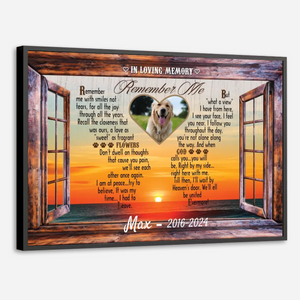 89Prints-Custom Pet Memorial Poster – 'In Loving Memory' Personalized with Your Pet’s Name