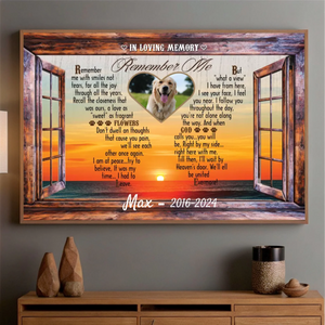 89Prints-Custom Pet Memorial Poster – 'In Loving Memory' Personalized with Your Pet’s Name