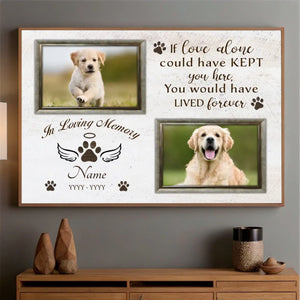 89Prints-Personalized Dog Memorial Poster – A Heartfelt Tribute to Your Furry Friend