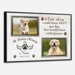 89Prints-Personalized Dog Memorial Poster – A Heartfelt Tribute to Your Furry Friend