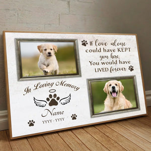 89Prints-Personalized Dog Memorial Poster – A Heartfelt Tribute to Your Furry Friend