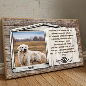89Prints-Forever in Our Hearts – Personalized Pet Memorial Poster to Cherish Every Paw Print