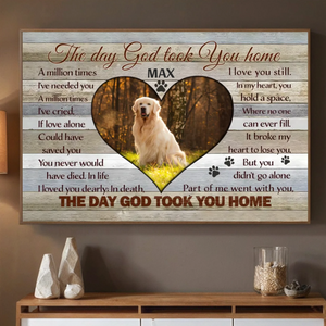 89Prints-Customizable Memorial Poster – Forever in Our Hearts for Your Beloved Dog