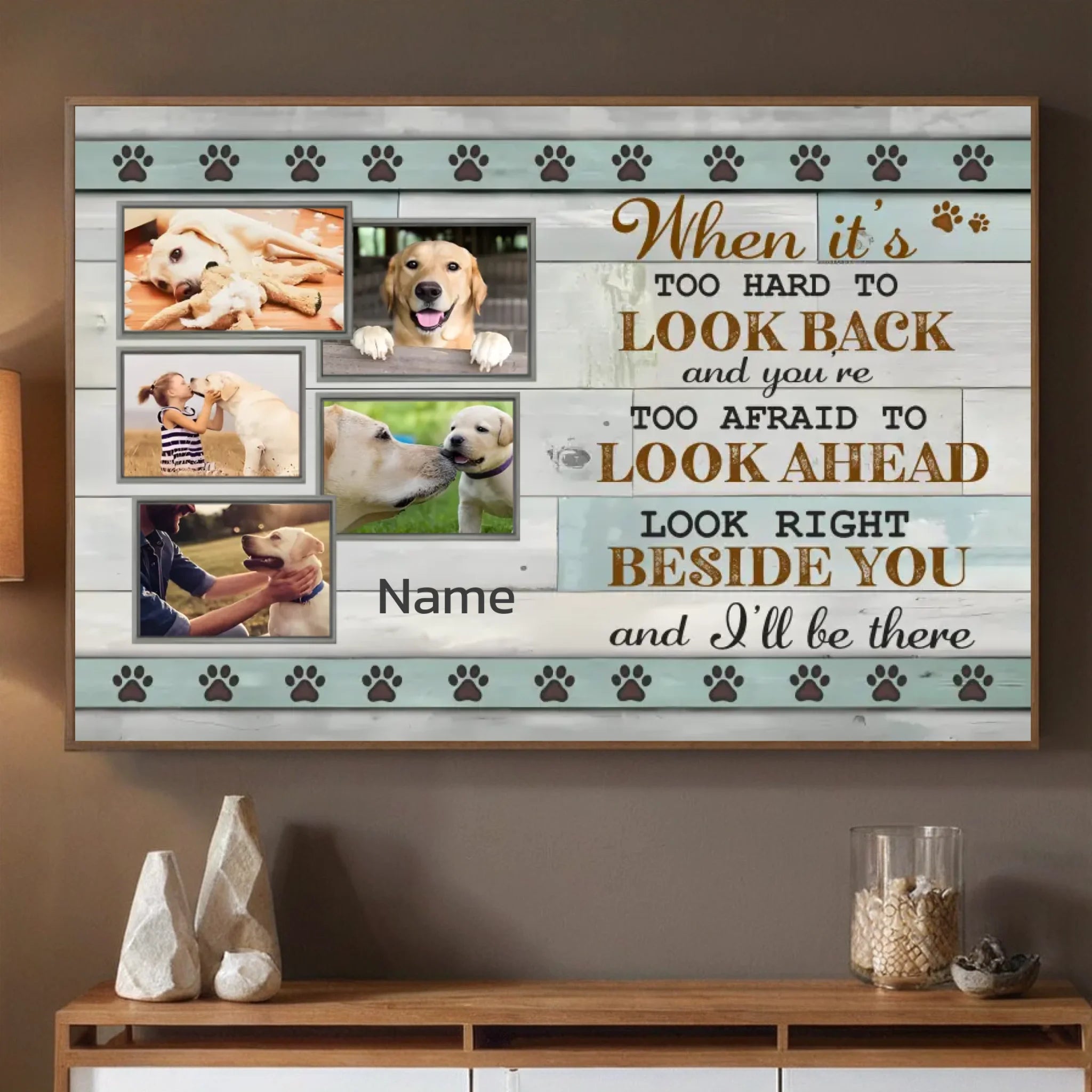 89Prints-Forever by Your Side: Personalized Pet Memorial Poster to Honor Your Beloved Companion