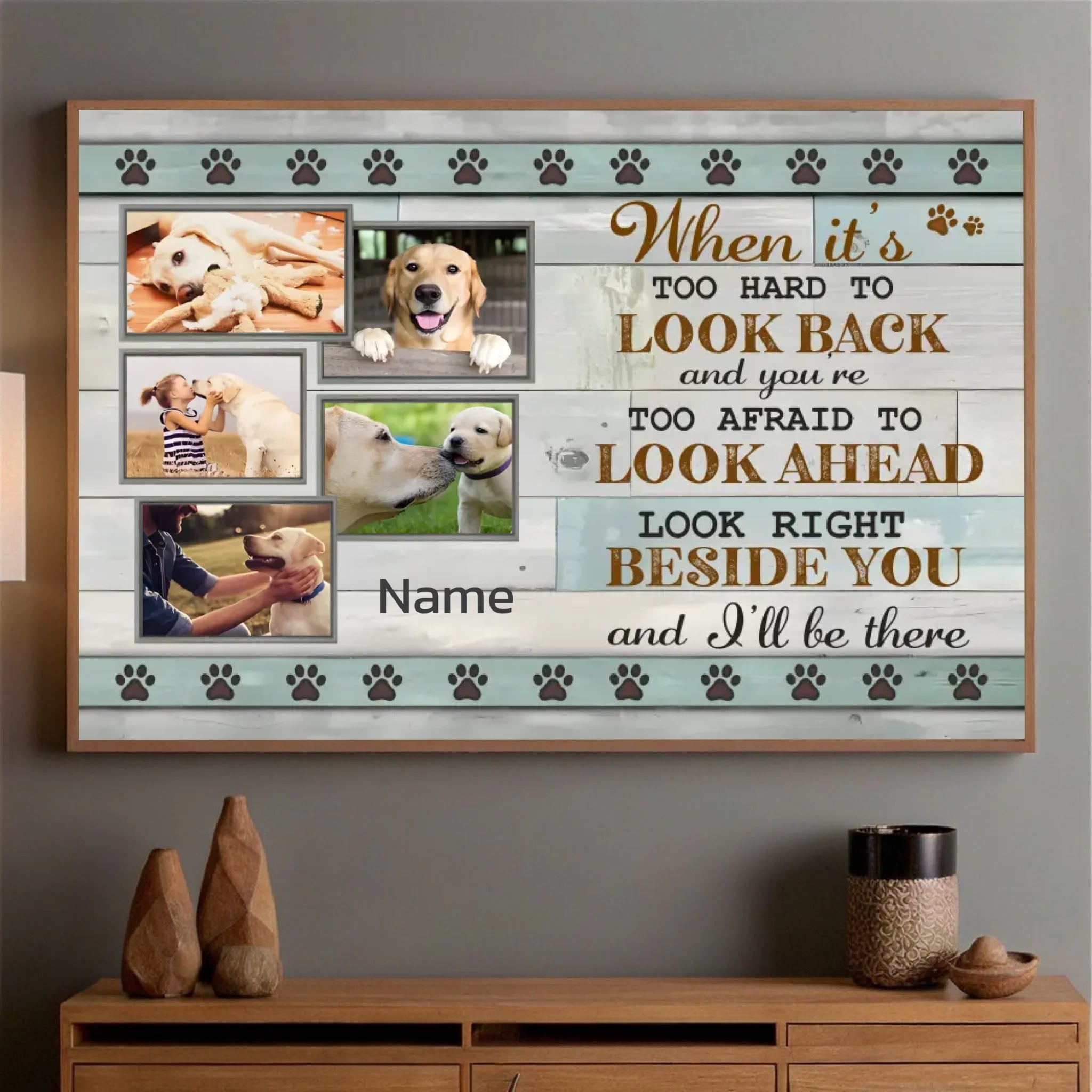 89Prints-Forever by Your Side: Personalized Pet Memorial Poster to Honor Your Beloved Companion