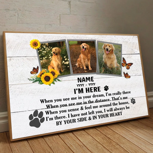 Custom Pet Memorial Poster – Remember Me with Smiles Tribute by 89Prints