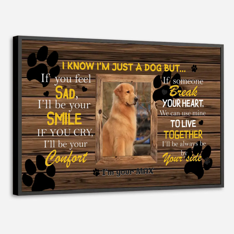 89Prints-Personalized Dog Poster – A Loving Tribute with a Heartfelt Quote