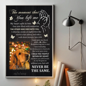 Personalized Pet Memorial Poster A Beautiful Tribute to Honor Your Loyal Friend - 89Prints