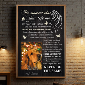 Personalized Pet Memorial Poster A Beautiful Tribute to Honor Your Loyal Friend - 89Prints