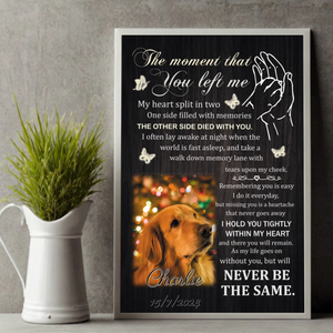 Personalized Pet Memorial Poster A Beautiful Tribute to Honor Your Loyal Friend - 89Prints