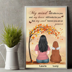 Custom Pet Loss Poster – In Loving Memory Dog Tribute – 89Prints