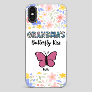 Grandma’s Butterfly Kiss Phone Case – Sweet Personalized Gift for Grandma - 89Prints