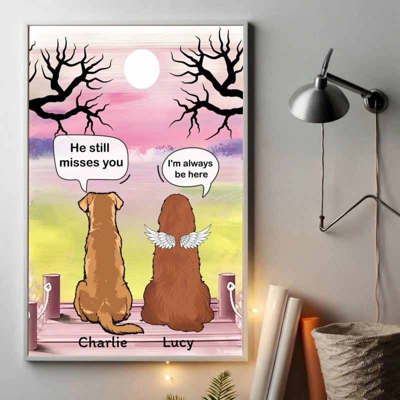 Dog Memorial Poster – Sympathy Wall Art for Pet Loss – 89Prints