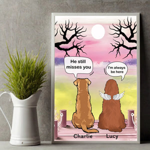 Dog Memorial Poster – Sympathy Wall Art for Pet Loss – 89Prints