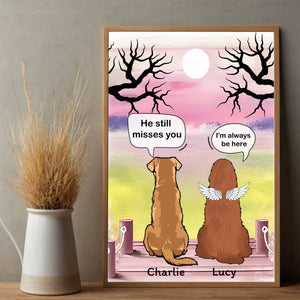 Dog Memorial Poster – Sympathy Wall Art for Pet Loss – 89Prints