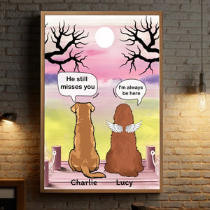 Dog Memorial Poster – Sympathy Wall Art for Pet Loss – 89Prints