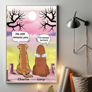 Dog Memorial Poster – Sympathy Wall Art for Pet Loss – 89Prints