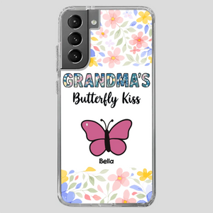 Grandma’s Butterfly Kiss Phone Case – Sweet Personalized Gift for Grandma - 89Prints