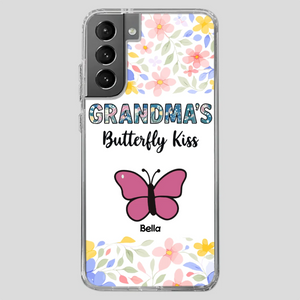 Grandma’s Butterfly Kiss Phone Case – Sweet Personalized Gift for Grandma - 89Prints