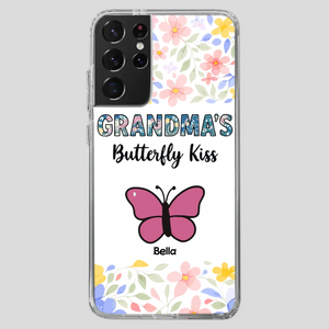 Grandma’s Butterfly Kiss Phone Case – Sweet Personalized Gift for Grandma - 89Prints