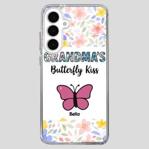 Grandma’s Butterfly Kiss Phone Case – Sweet Personalized Gift for Grandma - 89Prints