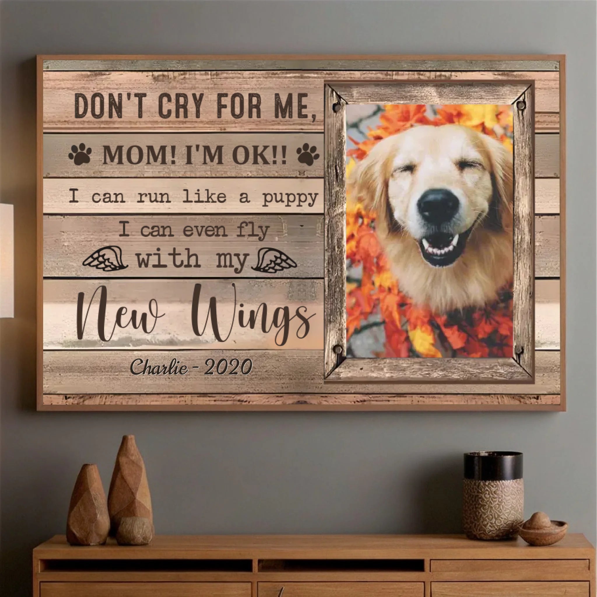Customizable Pet Memorial Poster – 