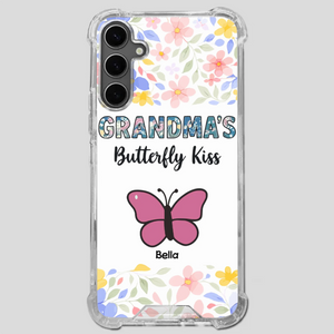 Grandma’s Butterfly Kiss Phone Case – Sweet Personalized Gift for Grandma - 89Prints