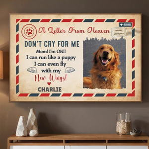 89Prints-Customizable Pet Memorial Poster – Because Some Goodbyes Last Forever