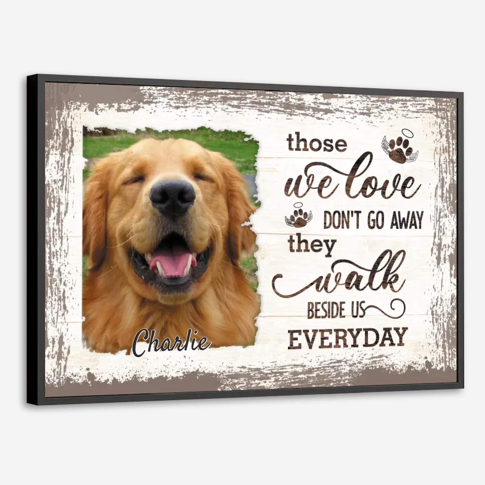 89Prints-Forever by My Side – A Personalized Pet Memorial Poster to Hold Them Close, Alway
