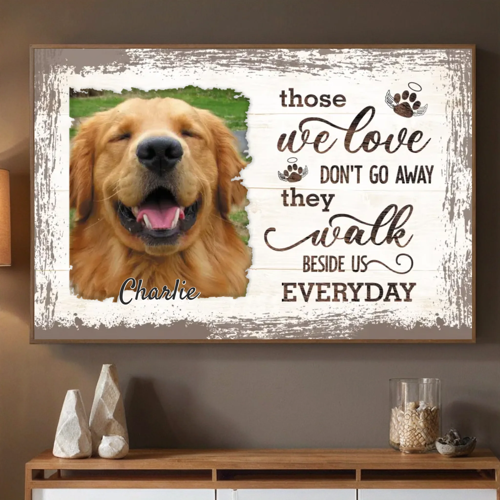 89Prints-Forever by My Side – A Personalized Pet Memorial Poster to Hold Them Close, Alway
