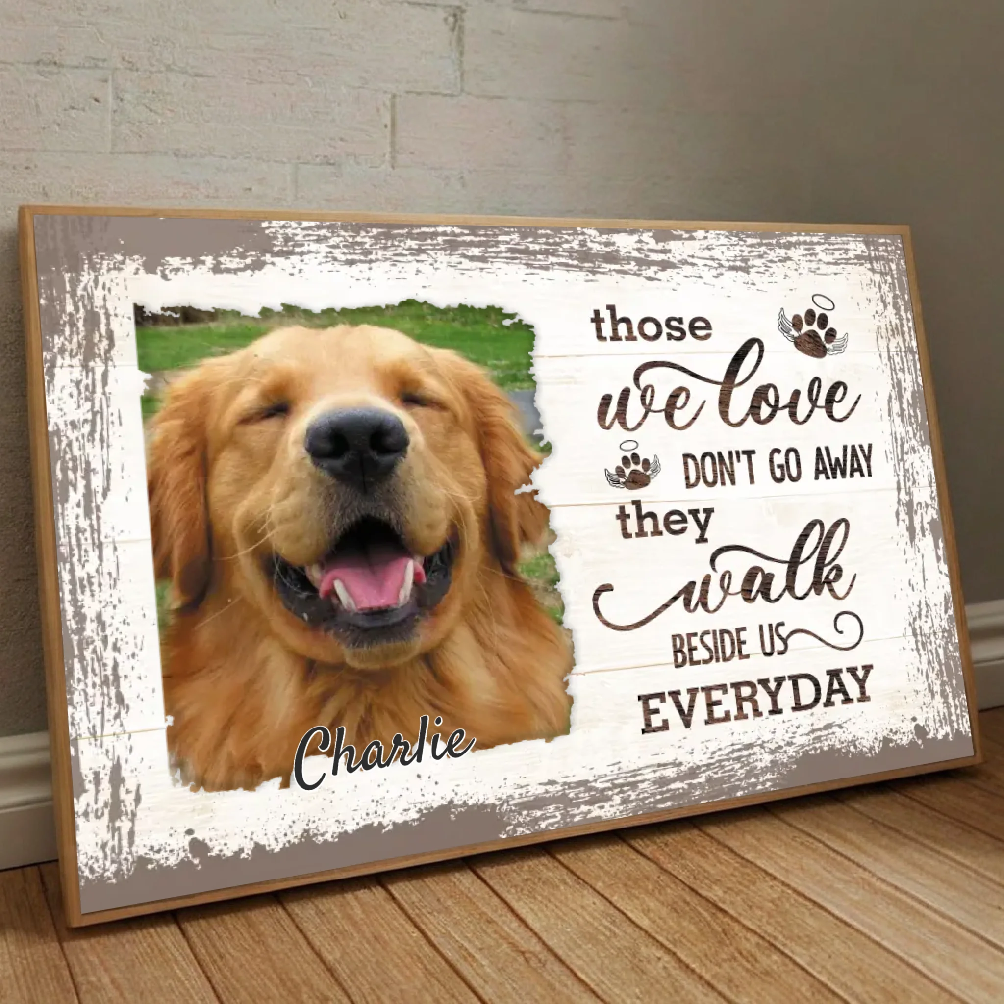 89Prints-Forever by My Side – A Personalized Pet Memorial Poster to Hold Them Close, Alway