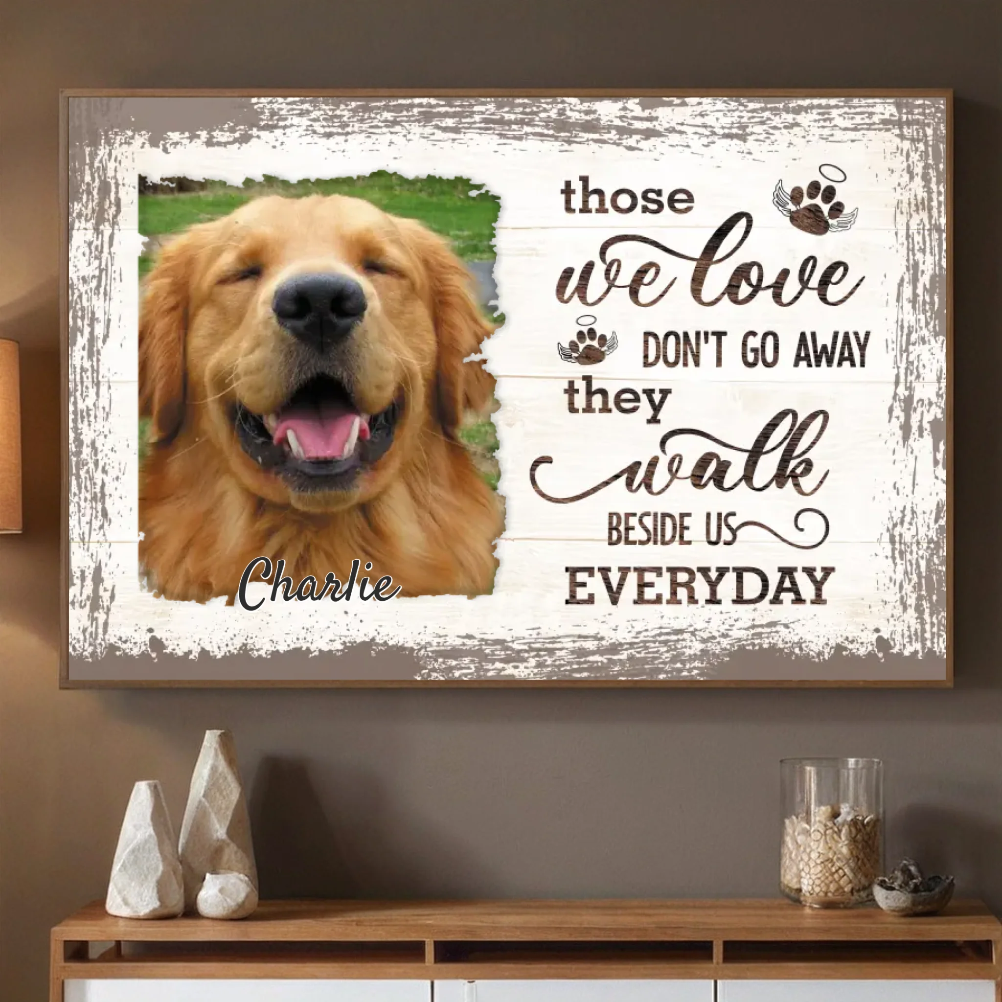 89Prints-Forever by My Side – A Personalized Pet Memorial Poster to Hold Them Close, Alway