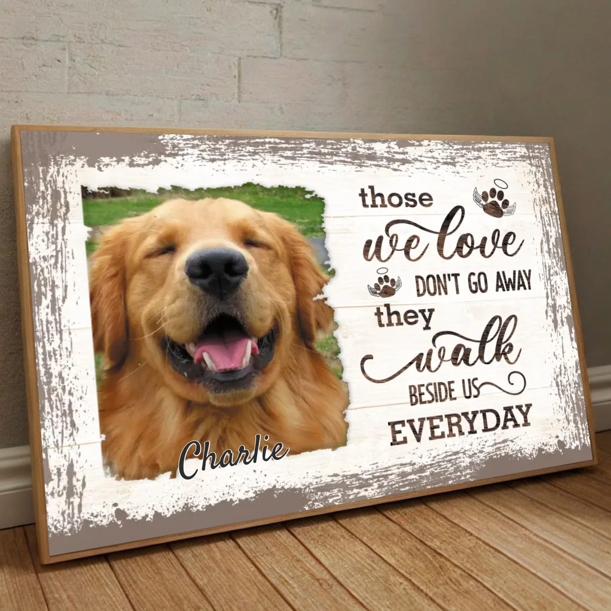 89Prints-Forever by My Side – A Personalized Pet Memorial Poster to Hold Them Close, Alway