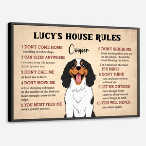 Custom Pet House Rules Poster – Personalized Dog or Cat Wall Print – 89Prints