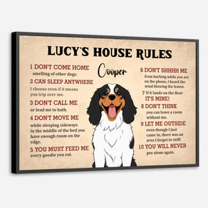 Custom Pet House Rules Poster – Personalized Dog or Cat Wall Print – 89Prints