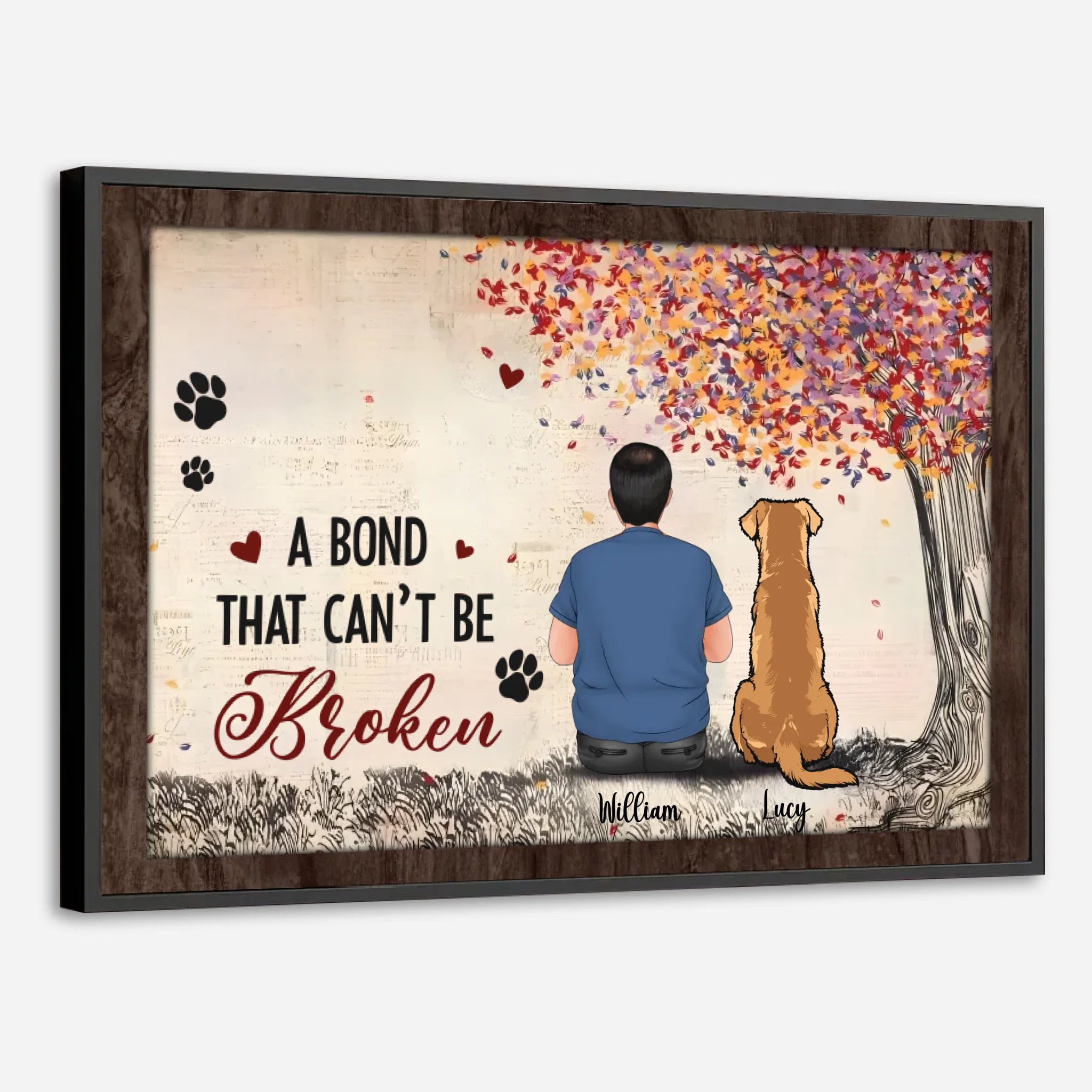 Personalized Dog Poster – Modern Custom Wall Art for Pet Lovers - 89Prints