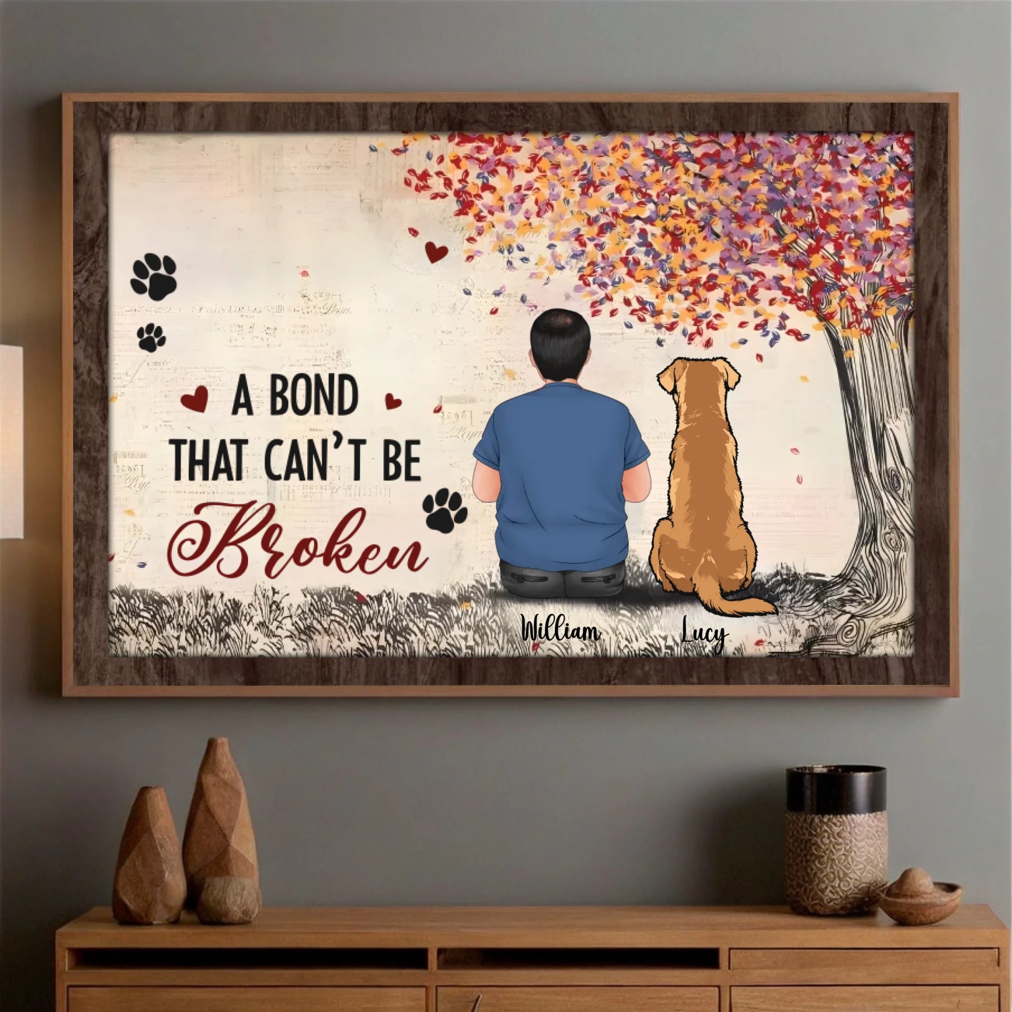 Personalized Dog Poster – Modern Custom Wall Art for Pet Lovers - 89Prints