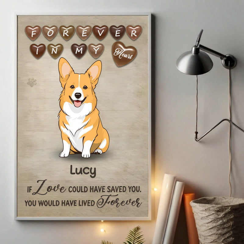 Forever Home Personalized Dog Poster – Custom Pet Wall Print - 89Prints