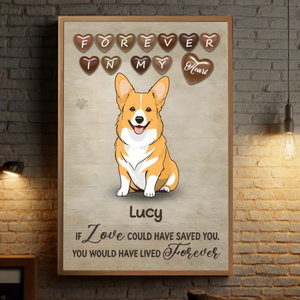 Forever Home Personalized Dog Poster – Custom Pet Wall Print - 89Prints